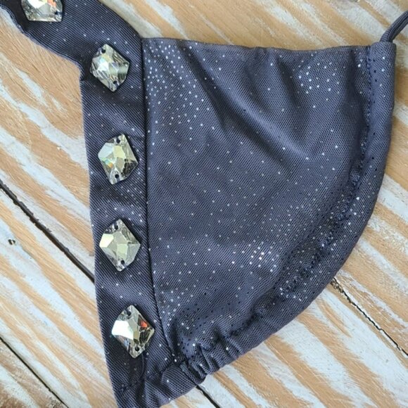 Beach Bunny Can't get enough jeweled bikini top xs - Picture 2 of 5